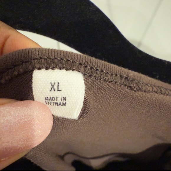 Aritzia Wilfred Free Theodora Jumpsuit Chocolate Brown Women Size XL Cap Sleeve - Picture 8 of 14